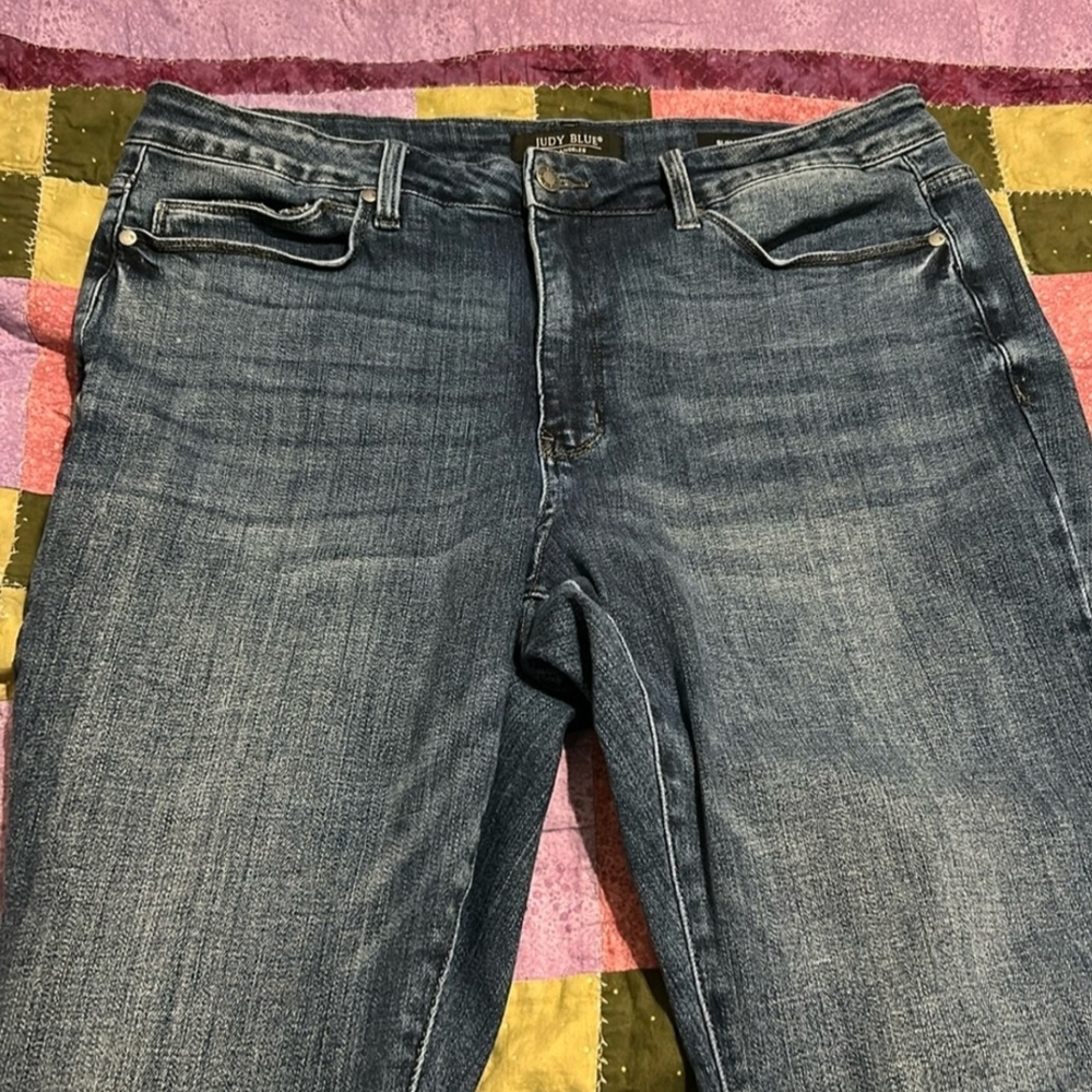 Judy Blue Women's Boot Cut Jeans - Dark Blue